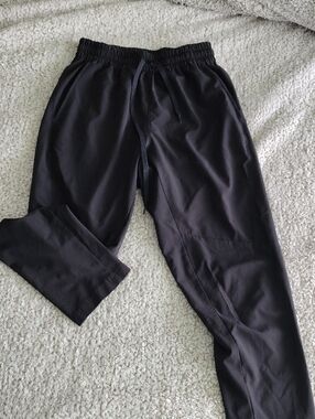 Women's Black Elastic Waist Casual Pants